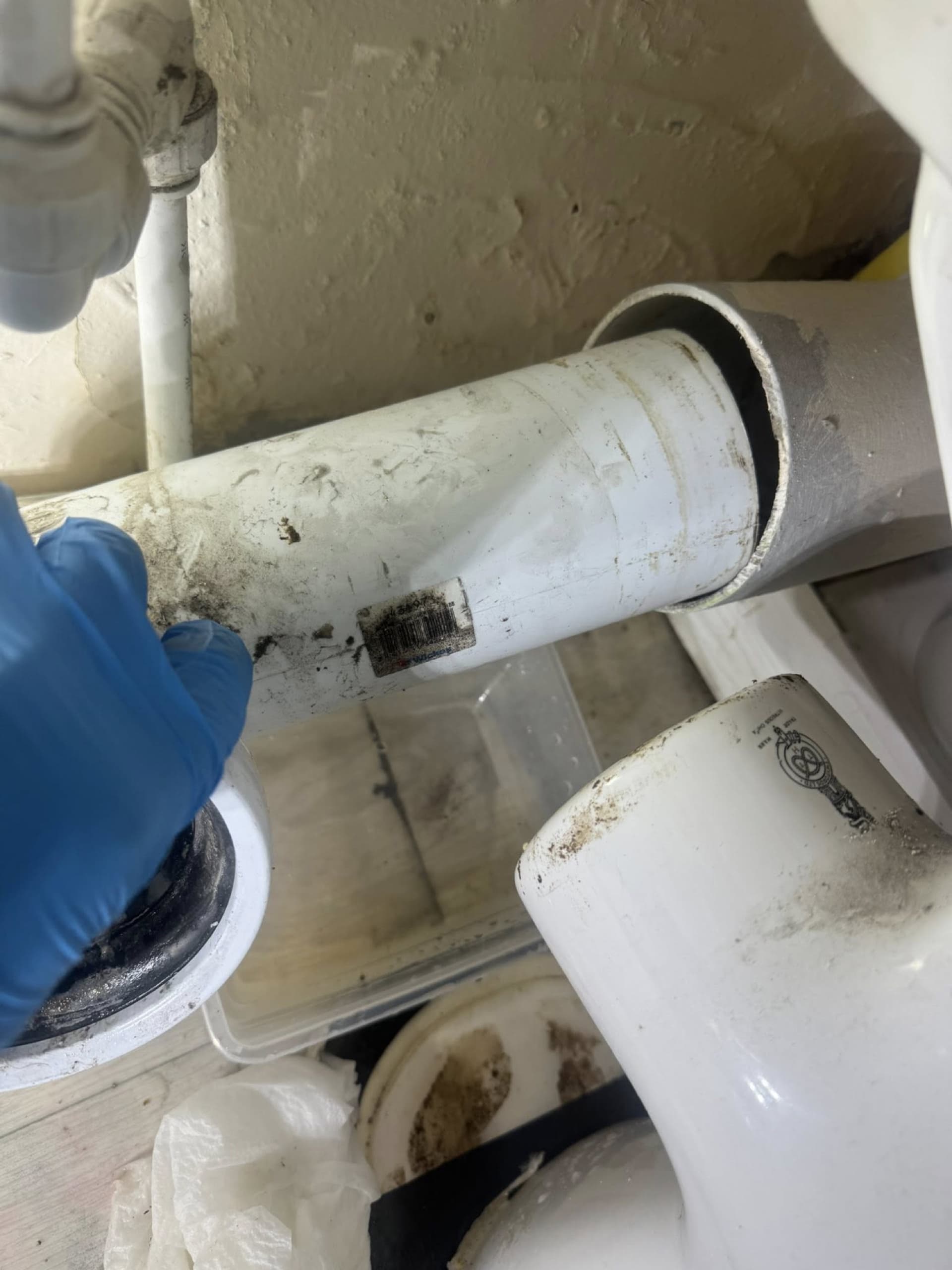 Under-sink plumbing work — emergency callout for urgent leaks and pipe repairs.